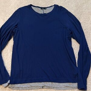 Vince Men’s Blue Long Sleeve Top